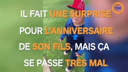 Il fait une surprise pour l'anniversaire de son fils, mais ça se passe très mal !