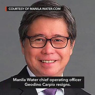 Manila Water COO Geodino Carpio resigns