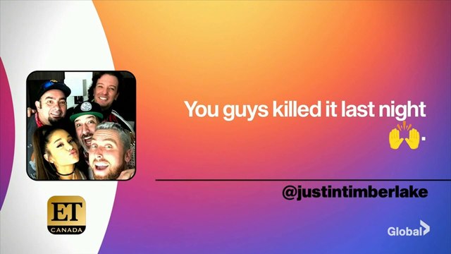 Ariana Grande, Selena Gomez et Justin Bieber-E.T. Canada-15 Avril 2019