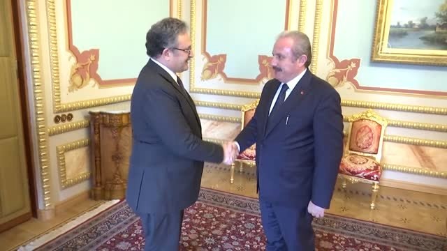 TBMM Başkanı Şentop, Pakistan'ın Ankara Büyükelçisi Gazi'yi Kabul Etti