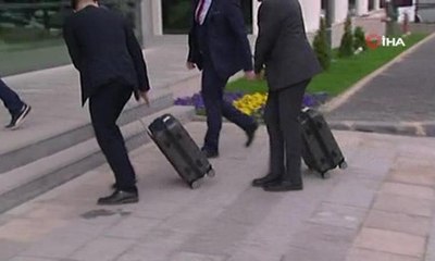 AKP heyeti, YSK’ye 3 valizle geldi