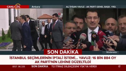 İstanbul seçimlerinin iptal istemi