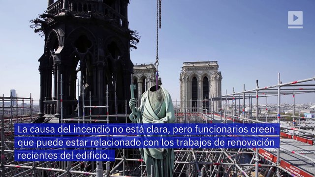 Incendio masivo se desata en la catedral de Notre Dame