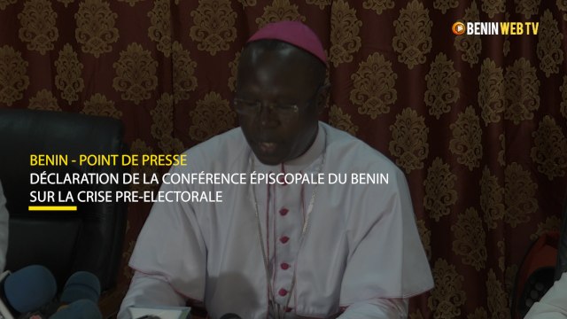 Bénin: déclaration de la Conférence Épiscopale sur la crise pré-électorale
