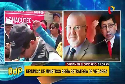 Congreso: reacciones tras renuncia de Bruce y Trujillo al Gabinete