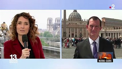 Incendie de Notre-Dame de Paris : le pape suit de près la situation