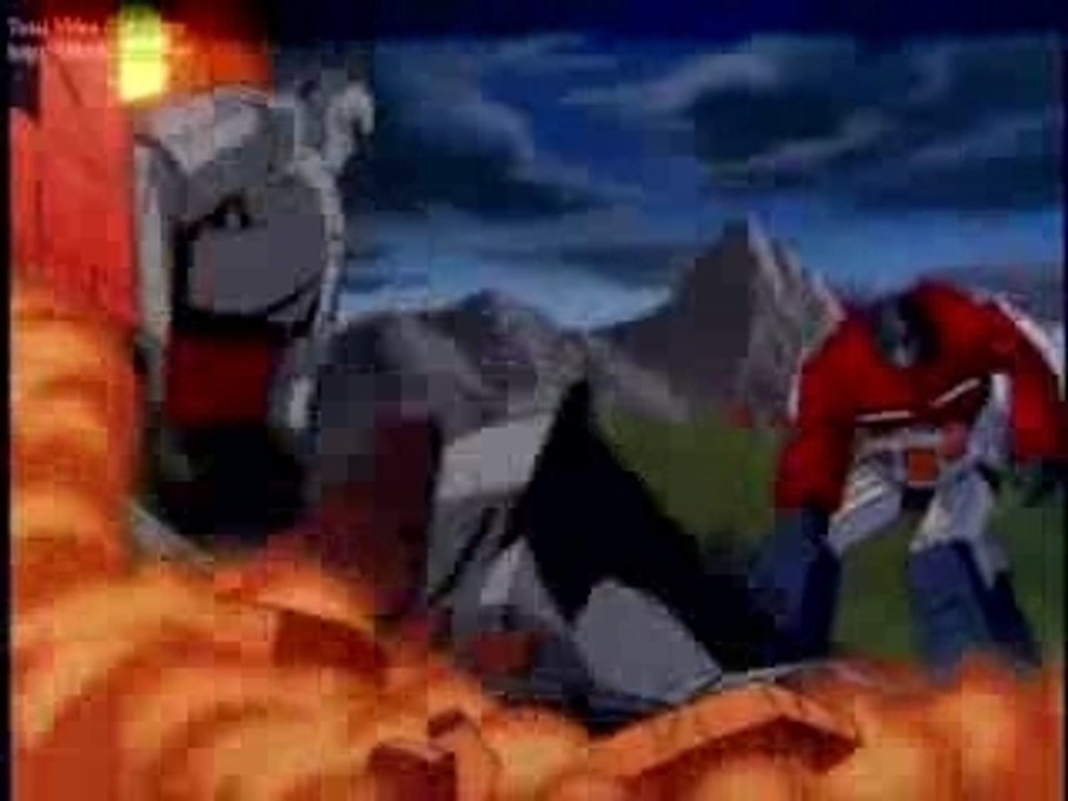 Classic Transformers Fight - Optimus vs Megatron