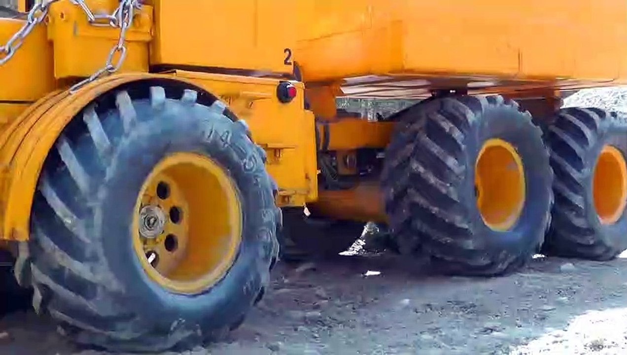 مذهلة RC العمل مع KIROVETS K-701A ! قوية فولفو محمل! BIGGESET RC منطقة البناء