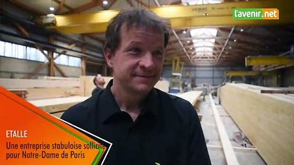 Une entreprise stabuloise sollicitée pour livrer des poutres pour Notre-Dame de Paris