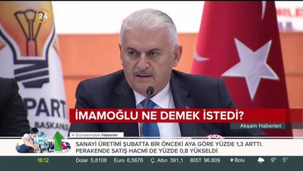İmamoğlu ne demek istedi?