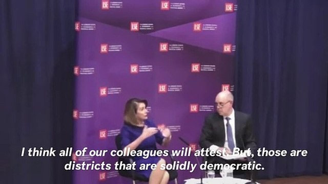 Pelosi: Glass Of Water Could Take Districts Like Alexandria Ocasio-Cortez's
