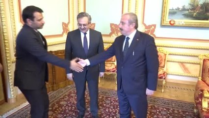 TBMM Başkanı Şentop, Pakistan Büyükelçisi Qazi ve Rusya Büyükelçisi Erhov'u Kabul Etti