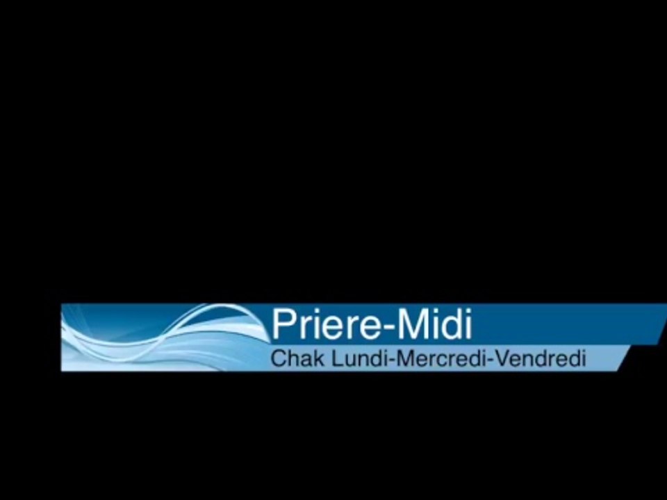 Priere Midi Live Stream