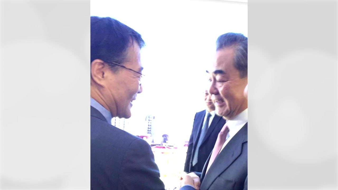 장하성 주중 대사, 왕이 외교부장·지재룡 北대사 조우 / YTN