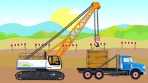 Rue véhicules & auto grue, #de camions, de pelles vidéo pour les enfants & bébés auta budowlane bajki