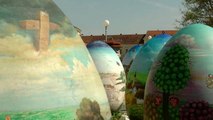 Watch: Giant handpainted Easter eggs unveiled in Croatian town