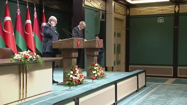 Cumhurbaşkanı Erdoğan: Belarus ile Ticarette 1,5 Milyar Dolarlık Bir Hedefimiz Var