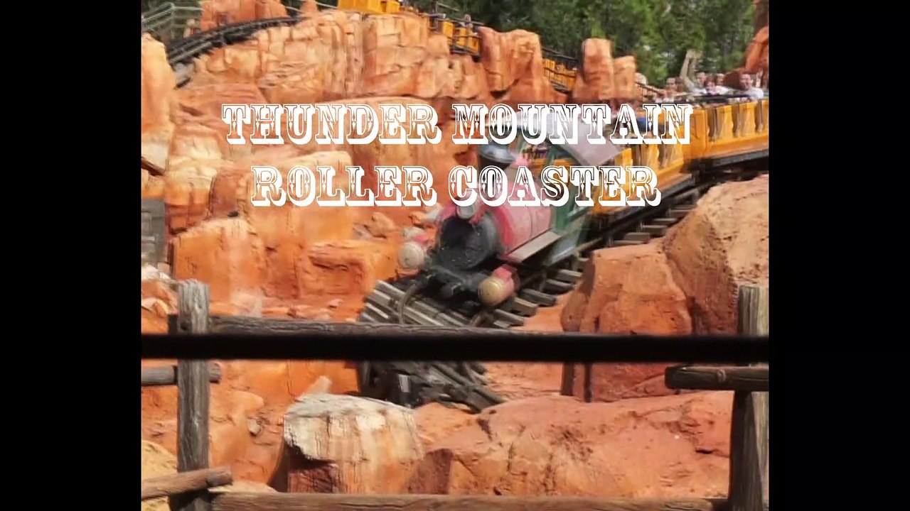 Disney World Thunder Mountain Roller Coaster Good