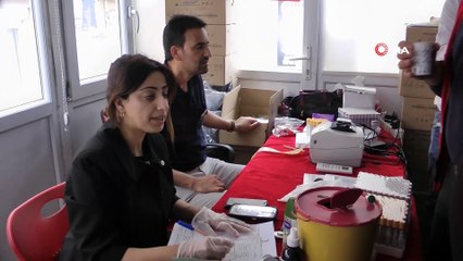 Ceylanpınar'da kan bağışına vatandaşlar ilgi gösterdi