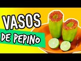 Vasos de Pepino - Ideas para Fiestas y Reuniones - Mini Tip #10