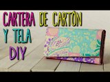 Cartera de Carton y Tela - Monedero Estilo Vintage - DIY Cartonaje - Catwalk