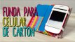 Como hacer Funda para Celular con Cartón - DIY Funda para móvil - Cartonaje - Catwalk