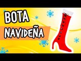 Manualidades para Navidad - Bota Navideña en Fieltro SIN COSER -  Facil y Rápido - DIY - Catwalk