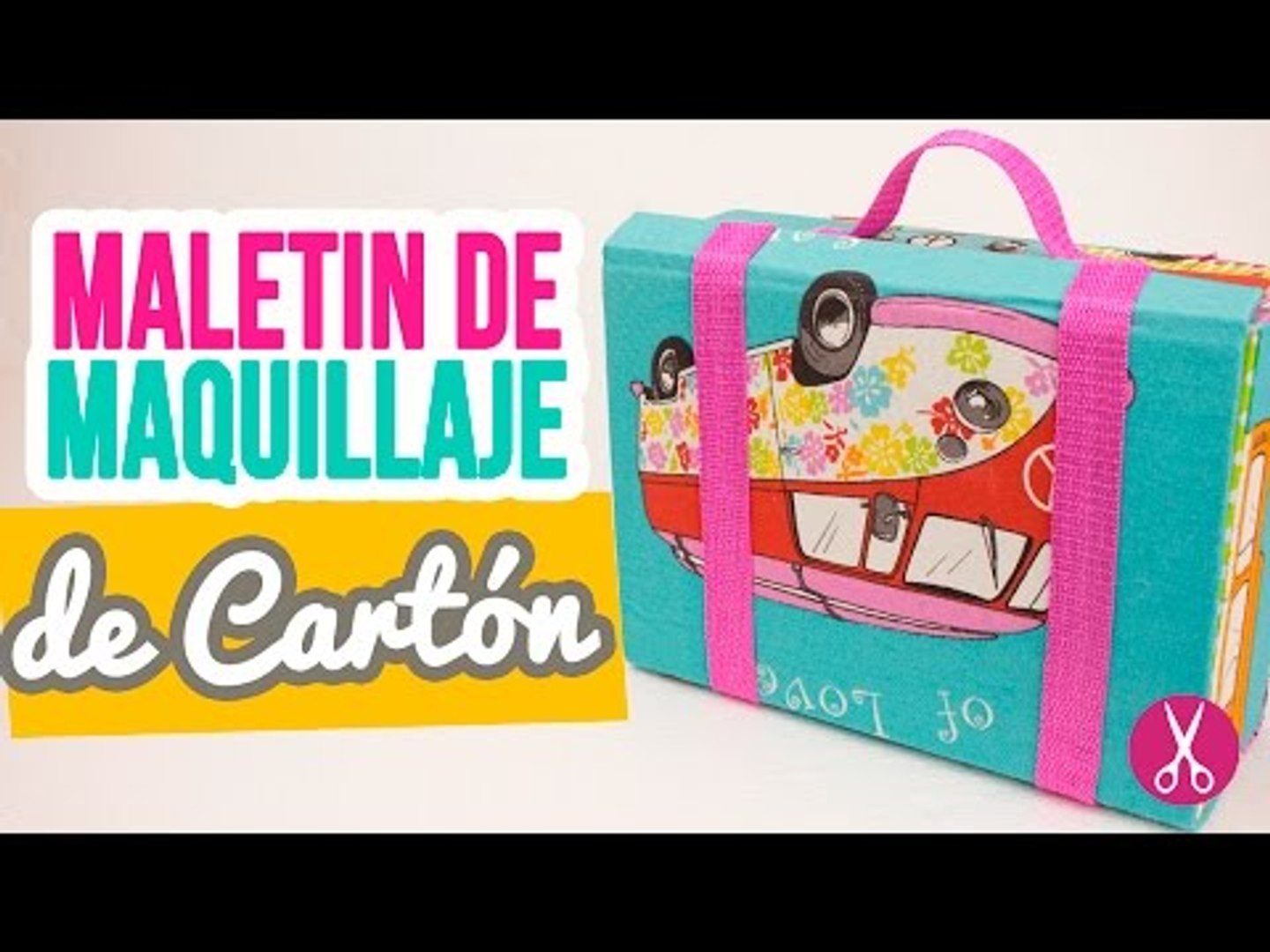 Maletin Neceser de Maquillaje con Cartón y Tela! | SORTEO CERRADO |  Cartonaje Catwalk - Vídeo Dailymotion