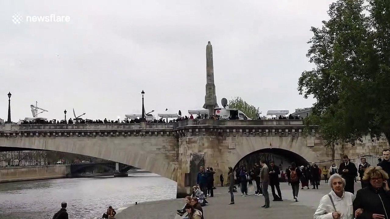 Remains of Notre Dame after fire decimates iconic cathedral