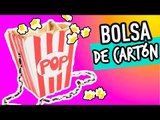 Bolsa de Tela y Cartón ¿de Palomitas? |  Bolsa de mano SIN COSER Manualidades Cartonaje Catwalk