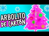Mini Arbol de Navidad de Cartón | Adornos navideños | Manualidades para Niños | Catwalk