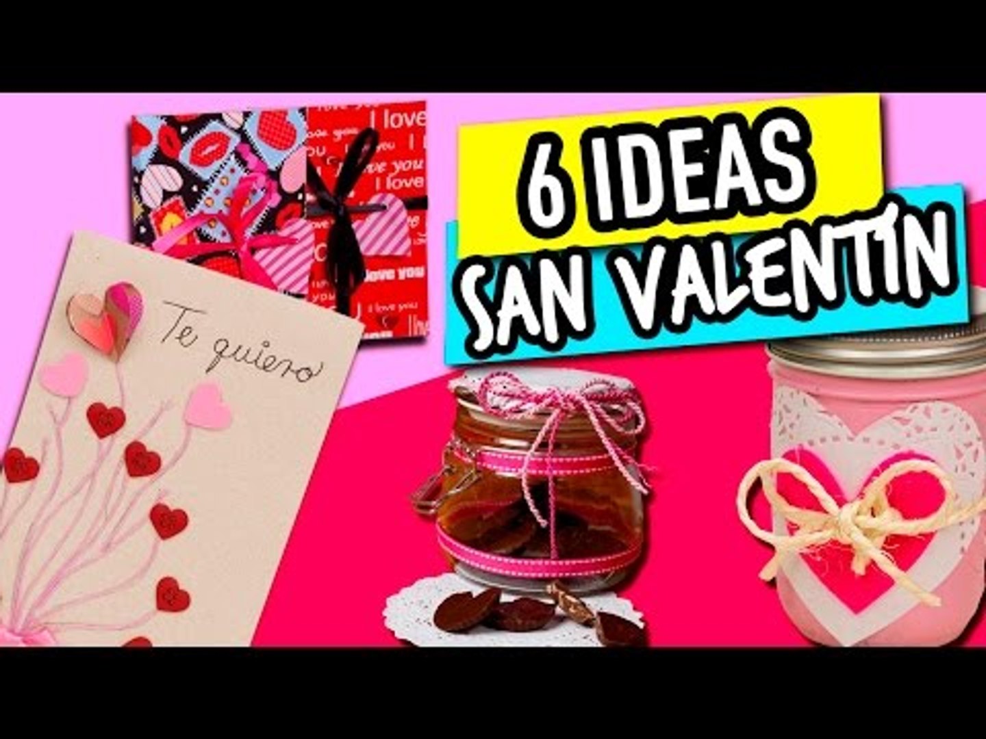 6 Regalos super fáciles para 14 de Febrero ❤ | Ideas San Valentin |  Recopilación - Catwalk - Vídeo Dailymotion