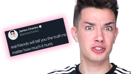 James Charles Reacts To Sister Squad Shade & Break Up Rumors