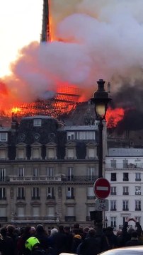 Historic Notre Dame Cathedral Engulfed in Flames