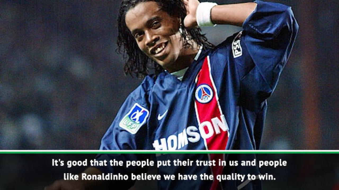 Ronaldinho believing in Tottenham can spur on a win against Man City - Pochettino