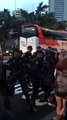 Protestas en el mitin de VOX en Santa Cruz