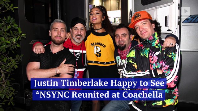 Justin Timberlake Happy to See *NSYNC Reunited at Coachella