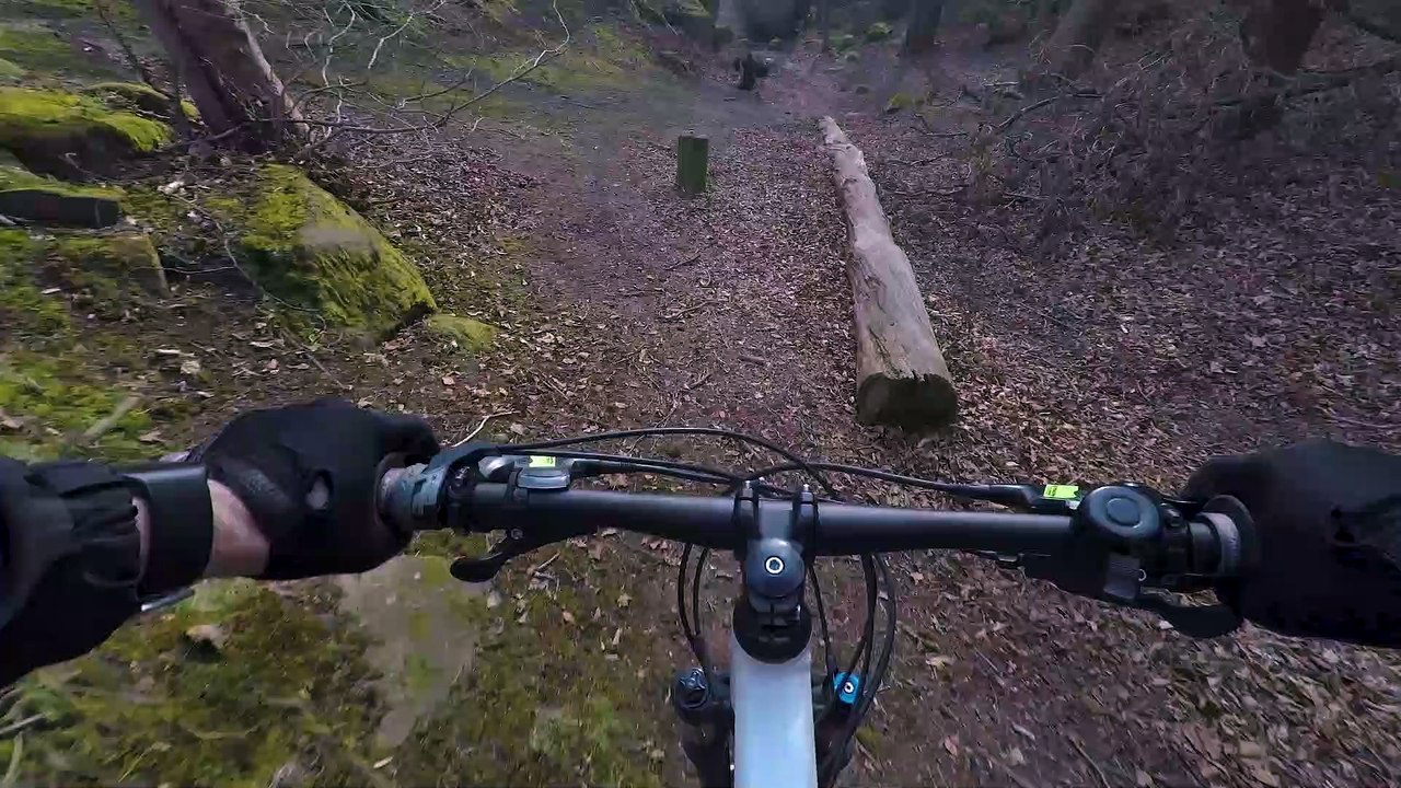 Corstorphine Hill 4th MTB trail, Edinburgh, Scotland.