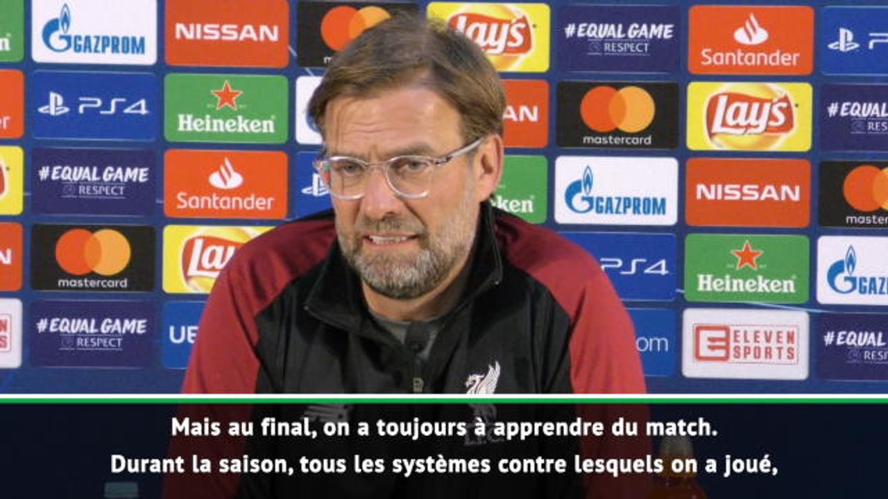 Quarts - Klopp : "Être capable de nous adapter"