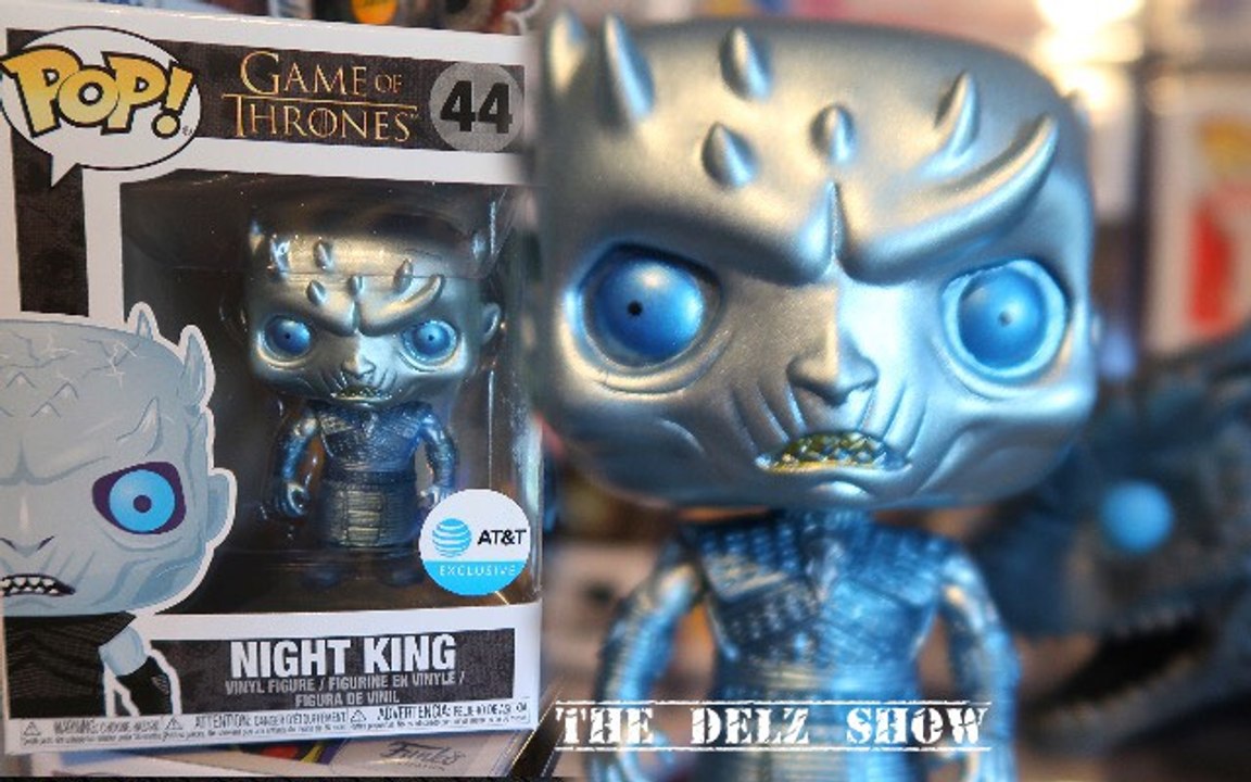 GAME OF THRONES NIGHT KING METALLIC AT&T FUNKO POP HBO EXCLUSIVE DETAILED LOOK #GameofThrones
