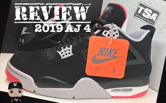 Air Jordan Bred 4 IV 2019 Retro Sneaker HONEST Detailed Review + Sizing