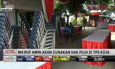 Ma'ruf Amin akan Gunakan Hak Pilih di TPS Koja