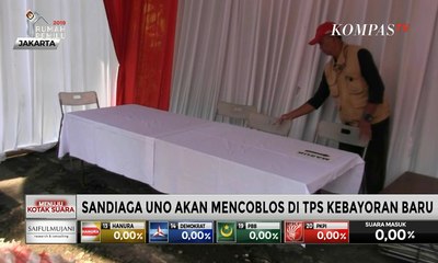 Sandiaga Uno akan Mencoblos di TPS Kebayoran Baru