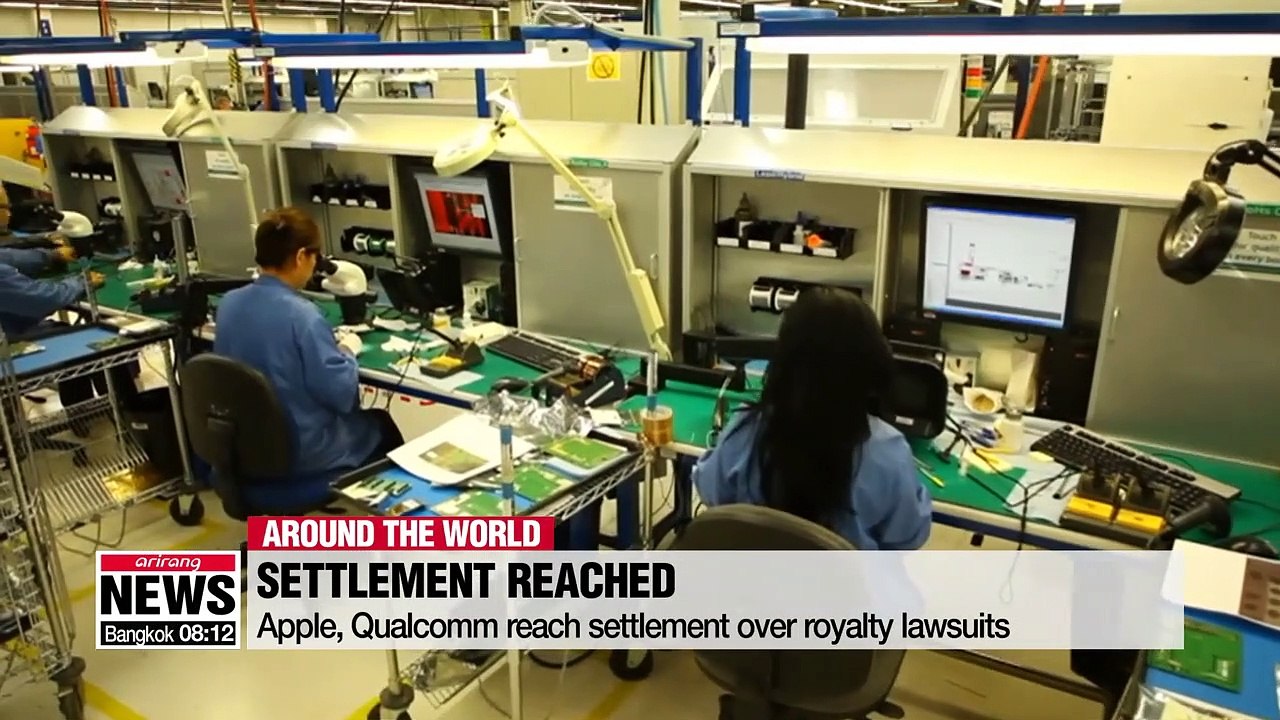 Apple, Qualcomm reach settlement over royalty lawsuits