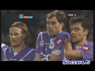 Magnifique Coup-Franc de Juninho lors du match Lyon-Toulouse