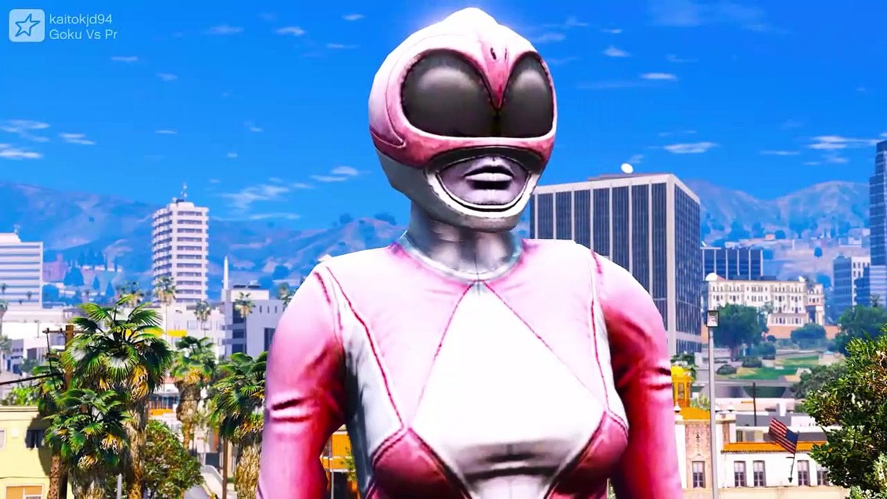 Mighty Morphin Power Rangers VS Goku Army - EPIC BATTLE