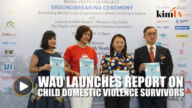 WAO launches 'Where's the Child? The Rights of Child Domestic Violence Survivor' report