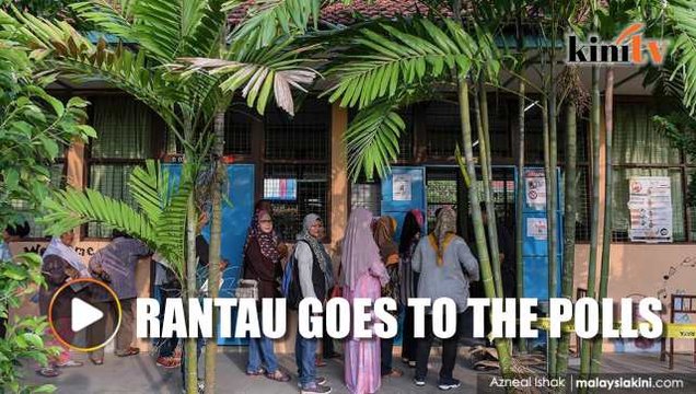 Polling day kicks off in Rantau