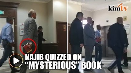 Laughter breaks out after Najib quizzed on 'mysterious' book
