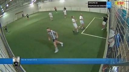 But de Yohann (5-3) - GROUPE AB  Vs POMPIERS DE CHAUVIGNY  - 16/04/19 20:00 - LIGUE 2